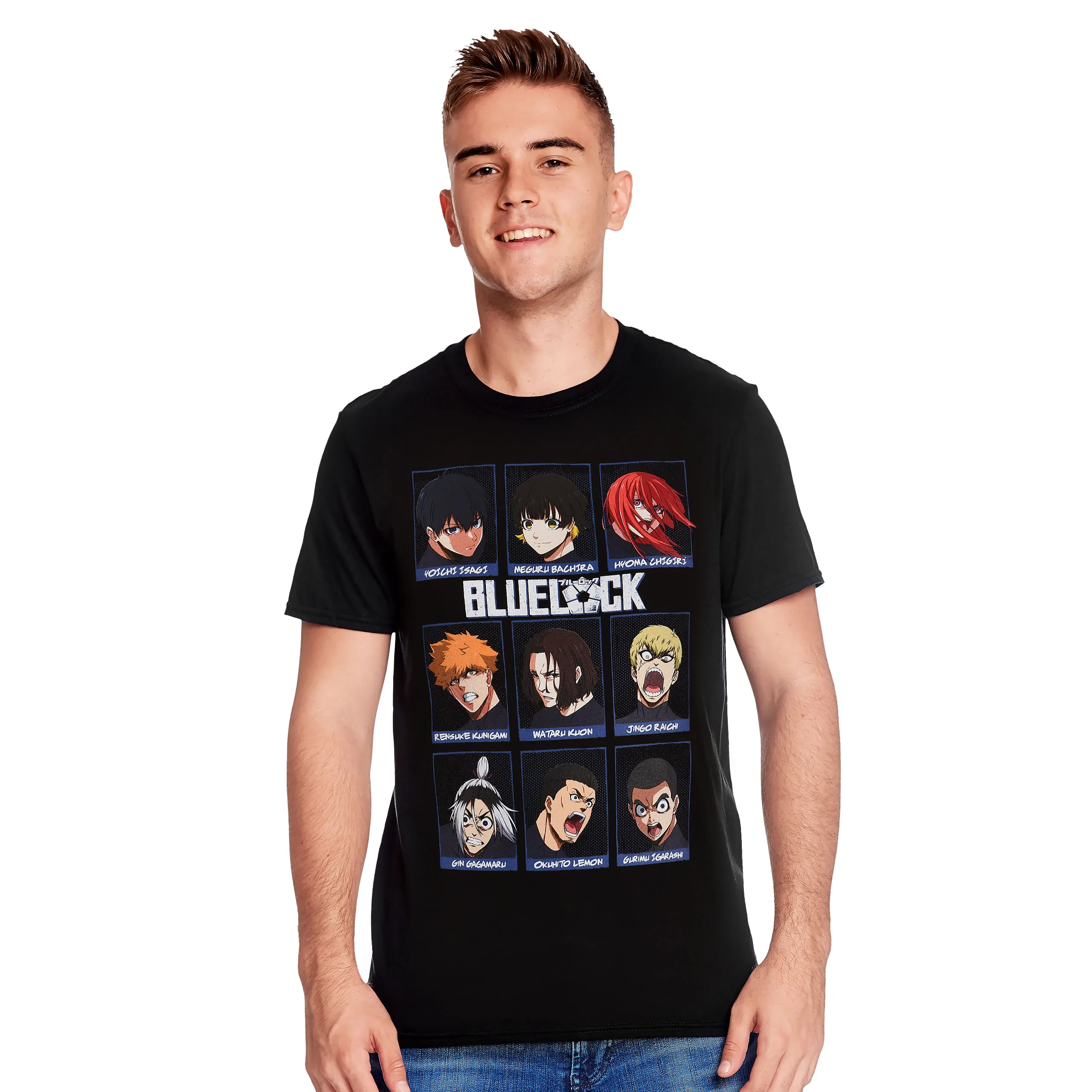 Blue Lock - Characters T-Shirt schwarz | Elbenwald