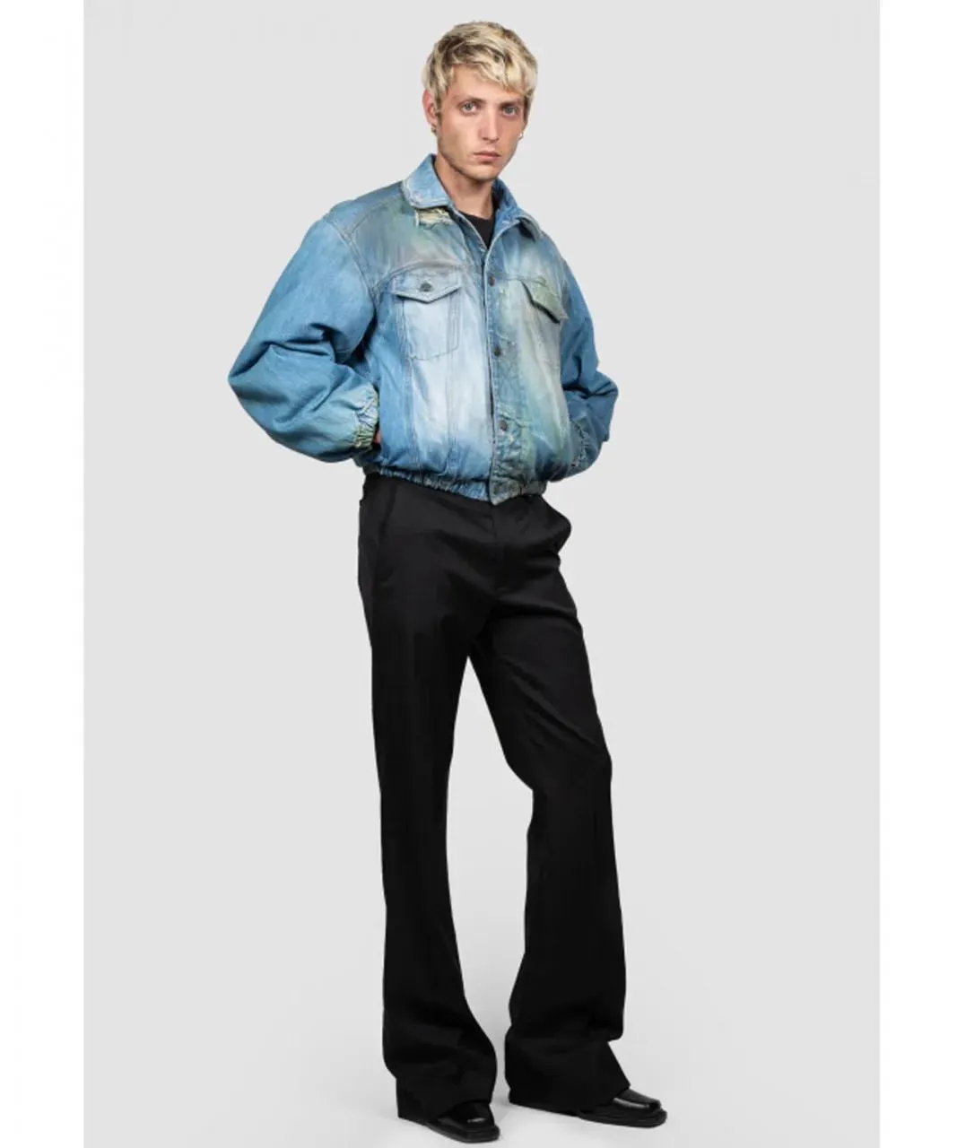   Egonlab  EGONLAB Gepaddete Denimjacke mehrfarbig  Jeans-Jacken 