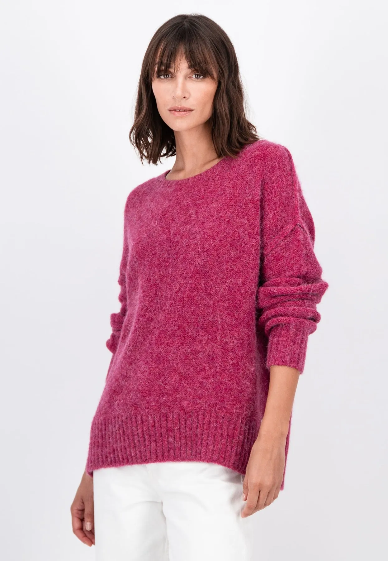 Strickpullover aus Alpaka-Wollmix