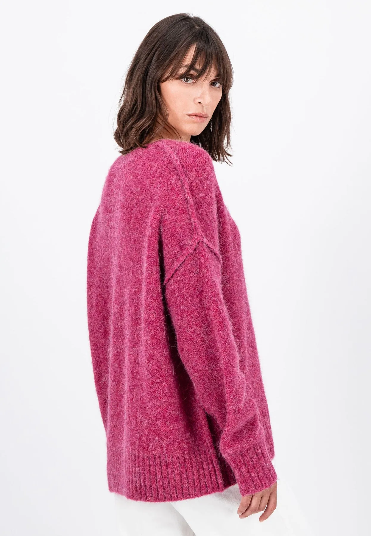 Strickpullover aus Alpaka-Wollmix