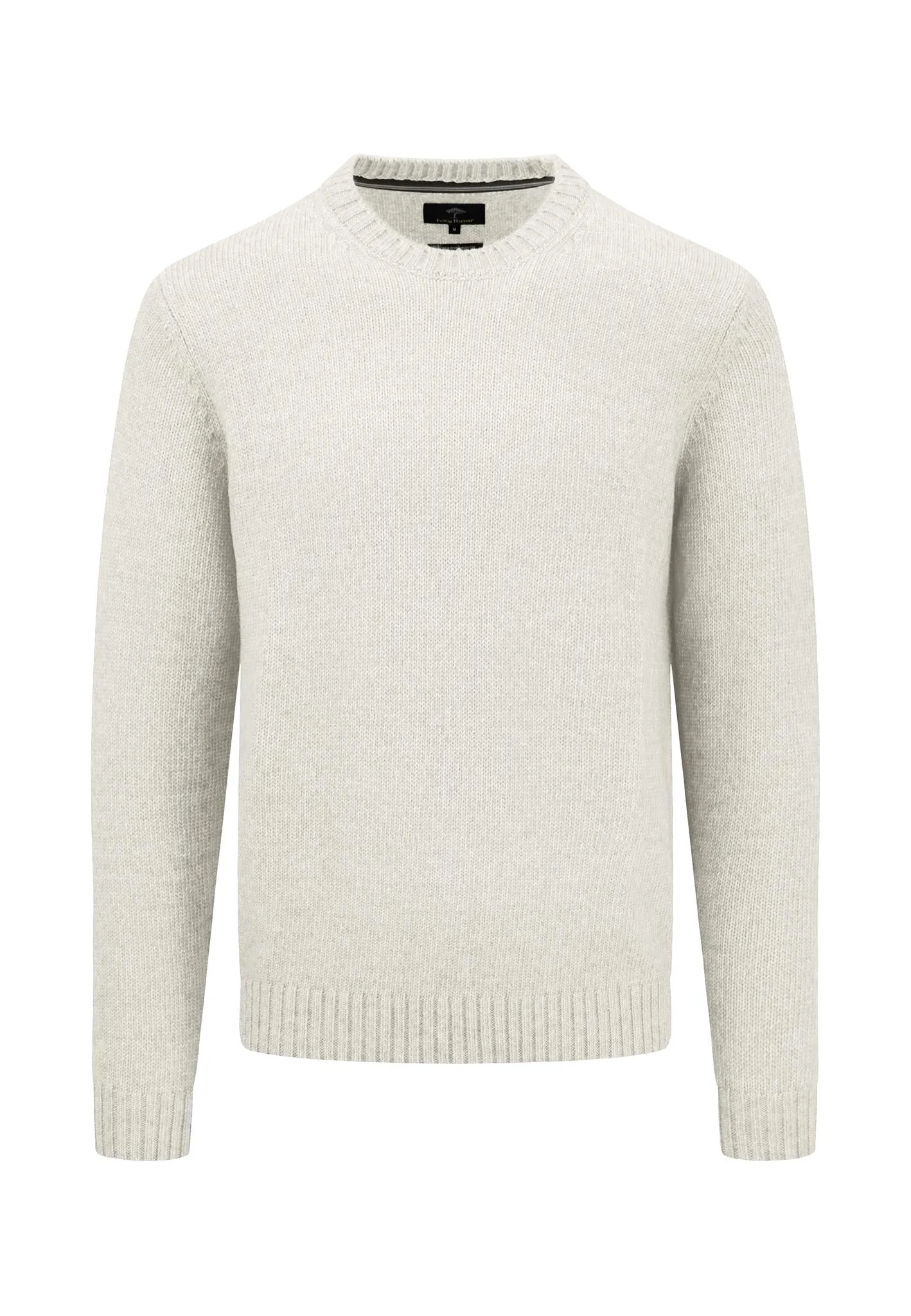 Warmer Strickpullover mit O-Neck