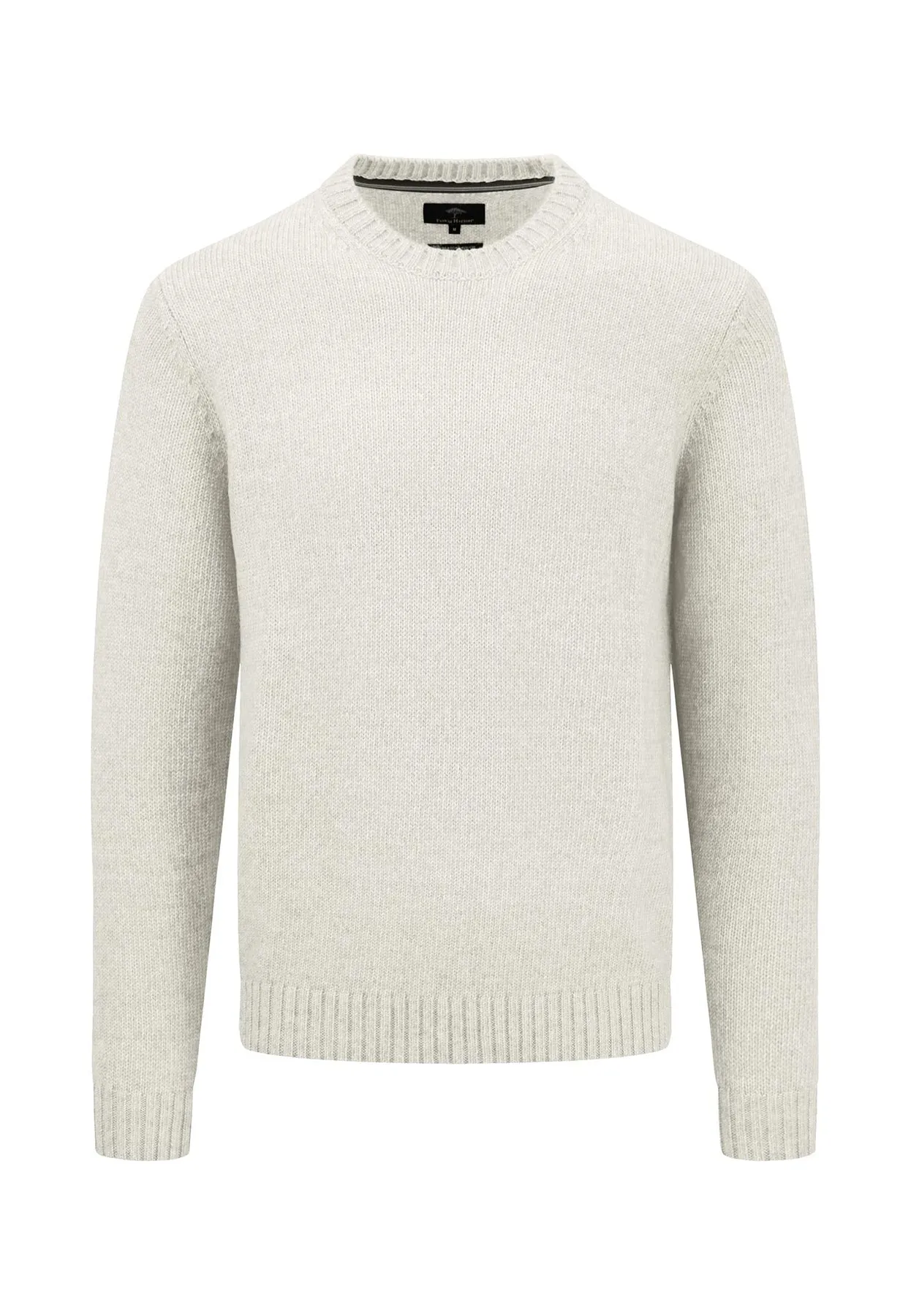 Warmer Strickpullover mit O-Neck