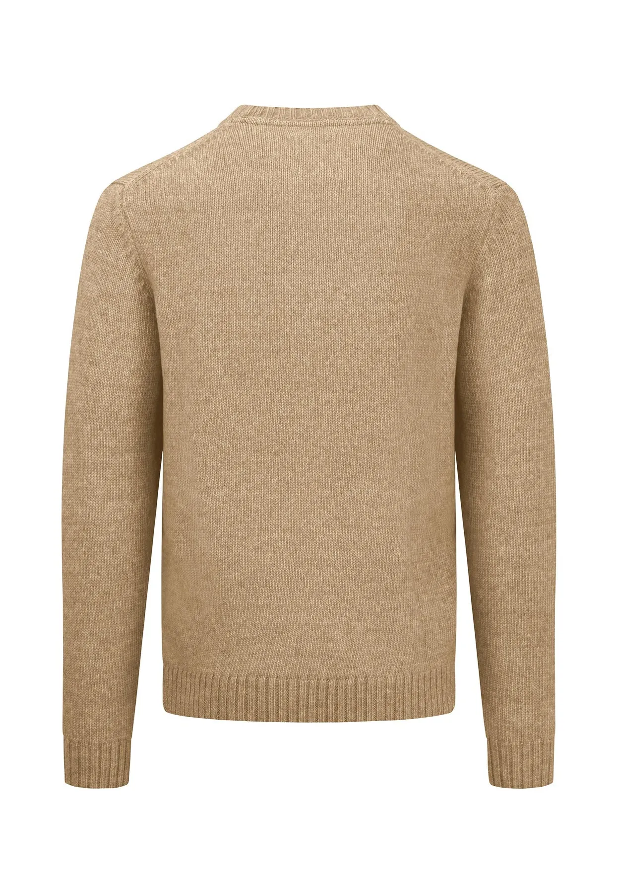 Warmer Strickpullover mit O-Neck