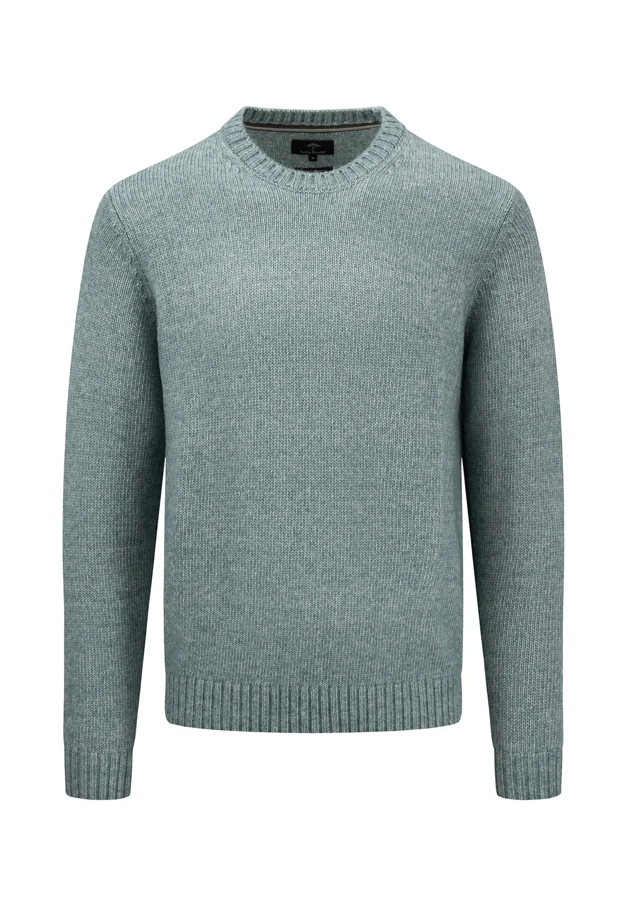 Warmer Strickpullover mit O-Neck