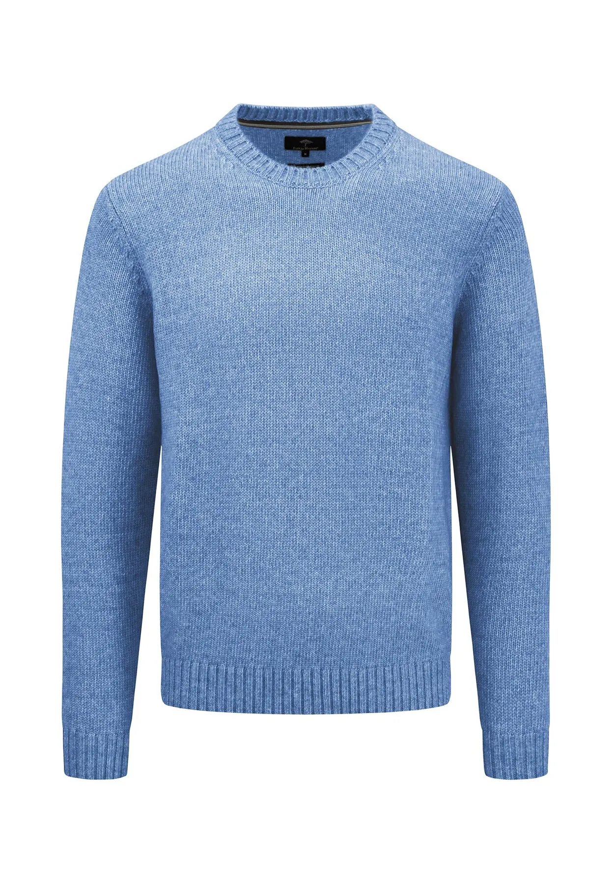 Warmer Strickpullover mit O-Neck