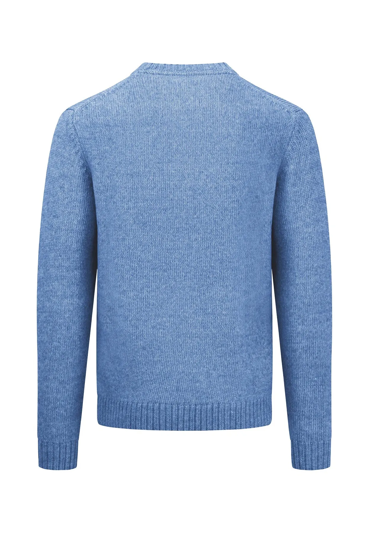 Warmer Strickpullover mit O-Neck