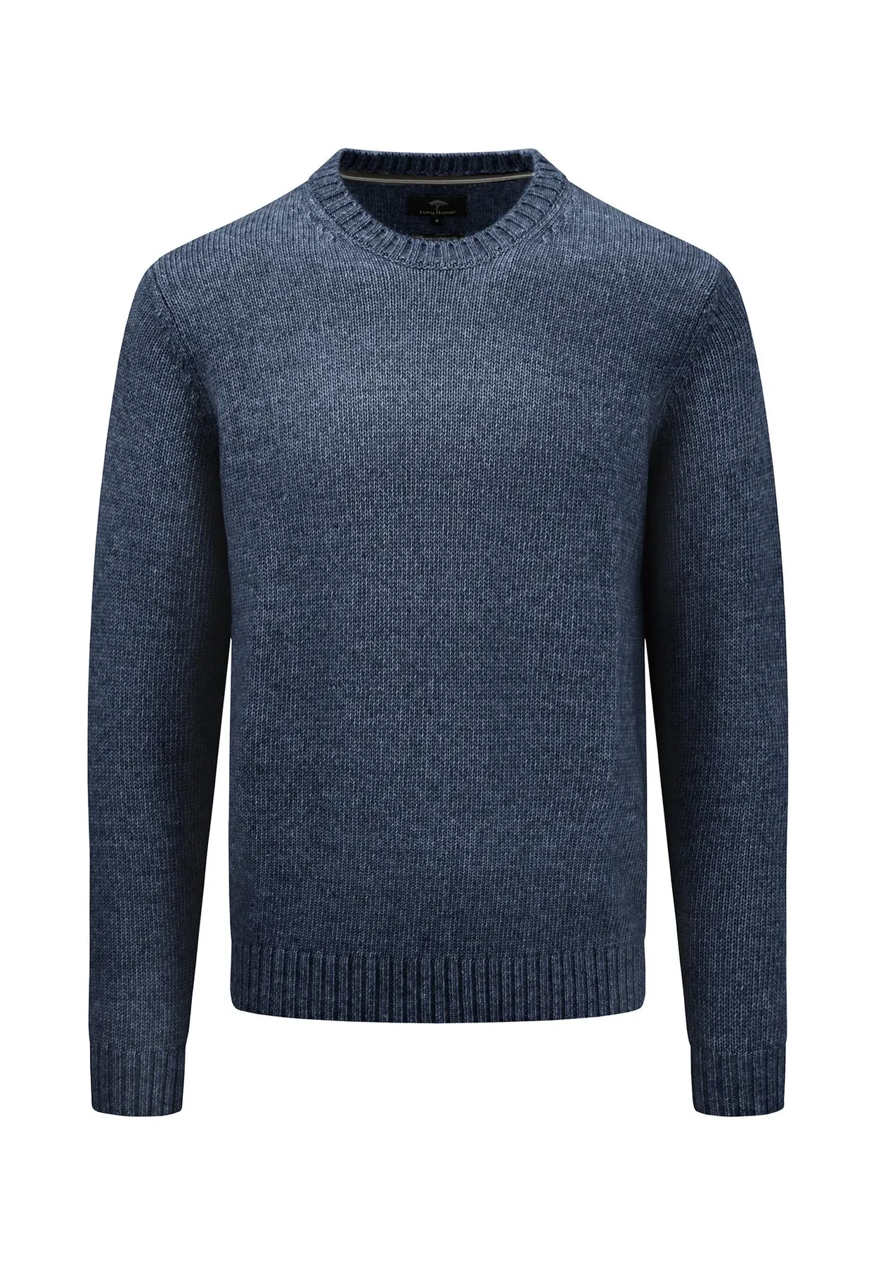 Warmer Strickpullover mit O-Neck